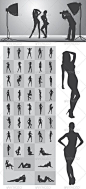 Girl Silhouettes #GraphicRiver Nice and High Detail Silhouettes. in this items onsists of : Ai ( open with adobe illustrator ) EPS ( open with adobe illustrator or applications that supports eps file ) PNG ( open with adobe photoshop ) SVG ( open with ink