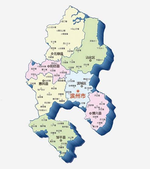 山东滨州地图png免抠素材_新图网 https://ixintu.com 山东地图 山东省地图 地图 滨州地图 滨州