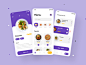 Food Delivery App mobile app design menu online cart food delivery service food delivery app food delivery food and drink food app foodtech food app design mobile app app mvp ronas it ui ux