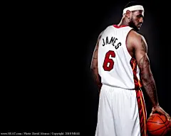 2010-11赛季NBA：热火三巨头桌面壁纸