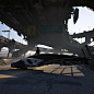LA Freeway, Anthony Eftekhari : 3D concept playing with the idea of compositional lines and movement in the frame