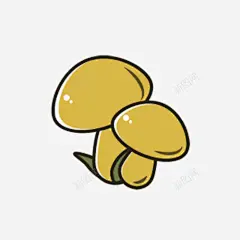卡通小蘑菇 设计图片 免费下载 页面网页 平面电商 创意素材