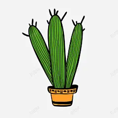手绘多肉植物仙人掌 免抠png 设计图片 免费下载 页面网页 平面电商 创意素材