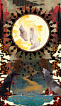#作品欣赏# 融合穆夏和克林姆特的奇幻诡谲风格，具有强烈装饰色彩
来自插画师Casimir Lee Artstation http://t.cn/RYSUw42