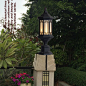 中式仿古户外防水铸铝柱头灯 新中式古典墙头灯 别墅花园景观照明-淘宝网