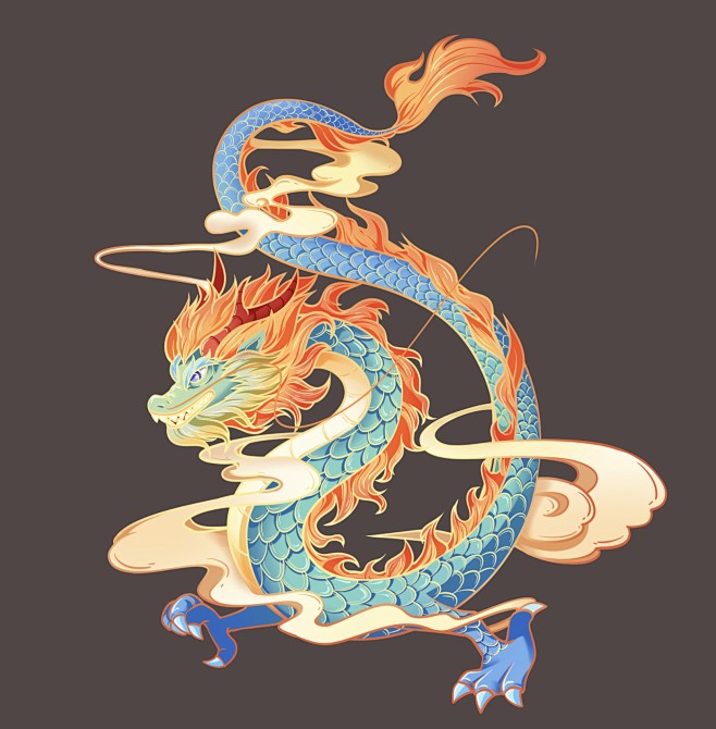 龙插画设计师龙插画