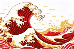 中国风云纹纹理背景素材图片