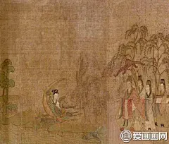 顾恺之《洛神赋图》传世名画（第15段）高清大图欣赏