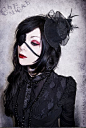 #tinytophat #gothic #lolita #eyepatch: 