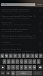Spotify音乐应用手机界面设计，来源自黄蜂网http://woofeng.cn/