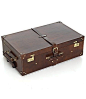 High Shine Spazzolato Leather Medium Suitcase w/wheels - Brooks Brothers: @北坤人素材