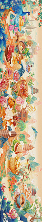 云南、四川、陕西 美食长卷插画-古田路9号-品牌创意/版权保护平台