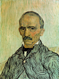 Portrait of Trabuc, an Attendant at Saint-Paul Hospital