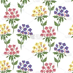 绣球花图案，可爱的花集