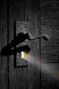 The door to my heart is dark..but with the the right key the light will show through ♡