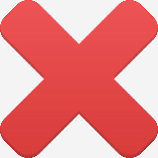 红色的叉号符号图标 https://88ICON.com 乘号 叉号-花瓣网