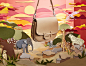 Tod's SS18 - Paper Landscapes by Isoì : Paper Lanscapes for Tod's Spring Summer 2018/19. A lush Jungle, a wild Savannah, the charm of the Mediterranean Sea Sea and the light of the Desert are where is set the Tod’s SS18 collection. The filming and the min