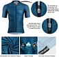Amazon.com: LAMEDA Summer Breathable Cycling Jersey Short Sleeve Lightweight Elastic Bike Shirt for Road Bike MTB QH014 Small Blue: Clothing