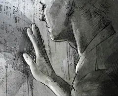 台湾女插画师Jungshan水墨风格插画