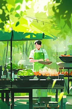 扁平风工人肖像劳动节致敬劳动者插画