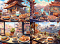 anan666_a_cartoon_image_of_several_chinese_breakfast_in_the_sty_15429d0f-9056-4ea5-b332-28680c5ee24c