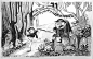 Children book : The story is about a boy called Nosnsees, who is captured by a disguised ogre who eats children for supper. The ogre throws Nosnsees into a pit he has built in his wood cabin, where the boy finds a princess who has been turned into a mouse