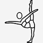 芭蕾舞姿势图标高清素材 人 平衡 舞蹈 跳舞 运动 免抠png 设计图片 免费下载