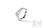 香奈儿Chanel婚戒系列 每一款都值得拥有 - 爱结网 ijie.com#香奈儿##Chanel##婚戒##简单##素圈##铂金# #时尚##花##钻石#