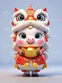 马 马年 生肖马 卡通马 国潮马年 国潮马年静电贴 马年年画 马年装饰 马年插画 马年卡通 马年吉祥物sxcy-m37