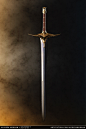 Royal Persian Sword, Alireza Morgan : One of the Swords i created for a 30+ hours real-time animation series i was working on last year -2017- 
this one had a tight deadline so i couldn't spend much time on it.
Credit to our Lead Artist Omid Moradi who he