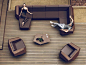 chocolate color Faz furniture by Vondom looks spectacular 1 Chocolate Color Faz Furniture by Vondom Looks Spectacular