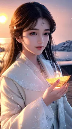冬日少女 &lt;壁纸喜欢自取，禁商用&gt;-今日头条