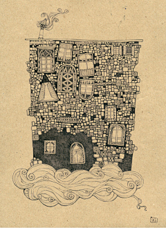 Yos'采集到线条插画
