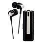 JVC Kenwood Victor Ha FBT30 B Black Bluetooth Wireless Bass Earphone Smartphone | eBay