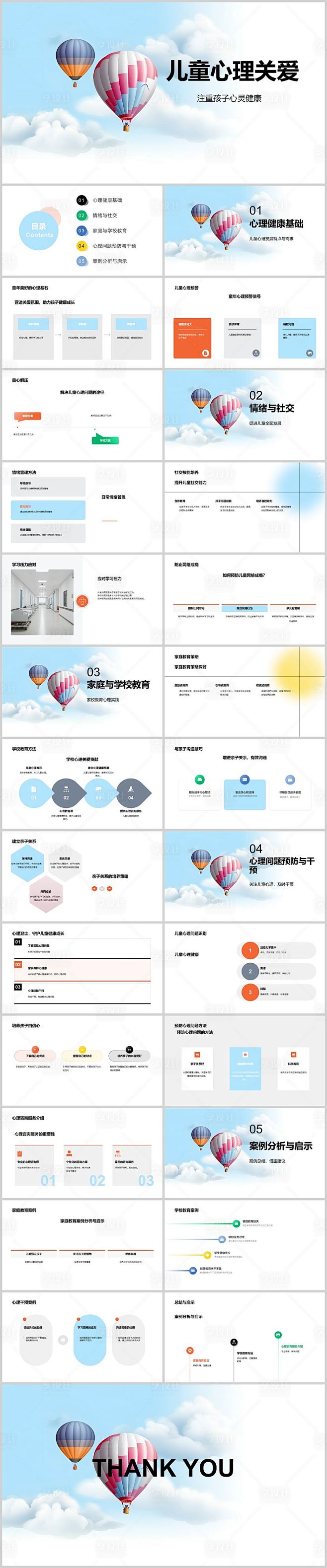 儿童心理关爱PPT-源文件分享-ywjf...