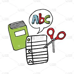 回到学校设置用品图标