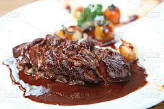 动物腿,烤鸭,鸭子肉,格子烤肉,水平画幅,精制土豆,法式食品,动物身体部位,烤的,晚餐