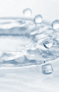 水，水花 水溅 高分子 透明质酸钠