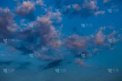 业务空白模板为邀请贺卡推广海报券多云明亮的蓝色日落景观放松时间鼓舞人心的观点