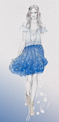 礼服服装设计手稿图的搜索结果_百度图片搜索 #采集大赛#
