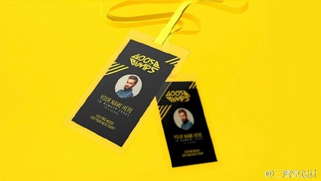 【黄色视觉概念的品牌形象VI《DJ Go...