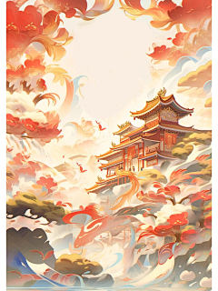 细小软是男神采集到地域特色插画