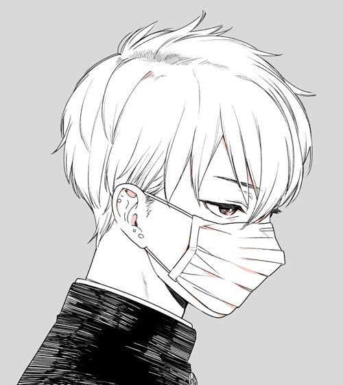动漫,pixiv,二次元,同人,黑白