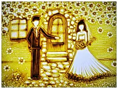 -婚礼,创意,沙画-晒甜蜜婚纱|婚嫁分享