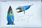 Subnautica: Below Zero - Penguin Alternates, Alex Ries : A couple of 'Penguin' concepts from an earlier stage of development.