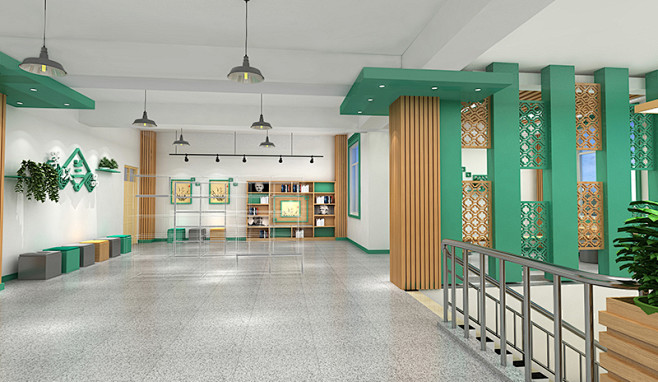 都匀第四小学环境建设 - 学校文化建设 - 校园文化建设_贵州校园文化_功能室设计-美之源