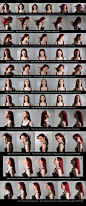 Female face angles & lighting reference. http://faestock.deviantart.com/