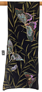 Hand Painted Silk Scarf Butterfly Scarf ETSY от SilkScarvesTakuyo