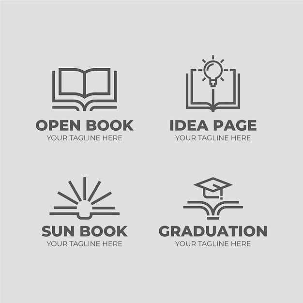 读书，书本，logo标志矢量图素材