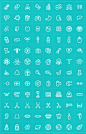 Free Vector Science Icons (180 Icons)